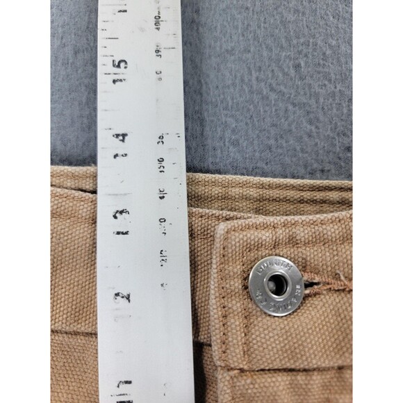 Duluth Trading Shorts Mens 48 Khaki Cargo Canvas Work Utility Pockets Heavy Duty - Picture 7 of 11